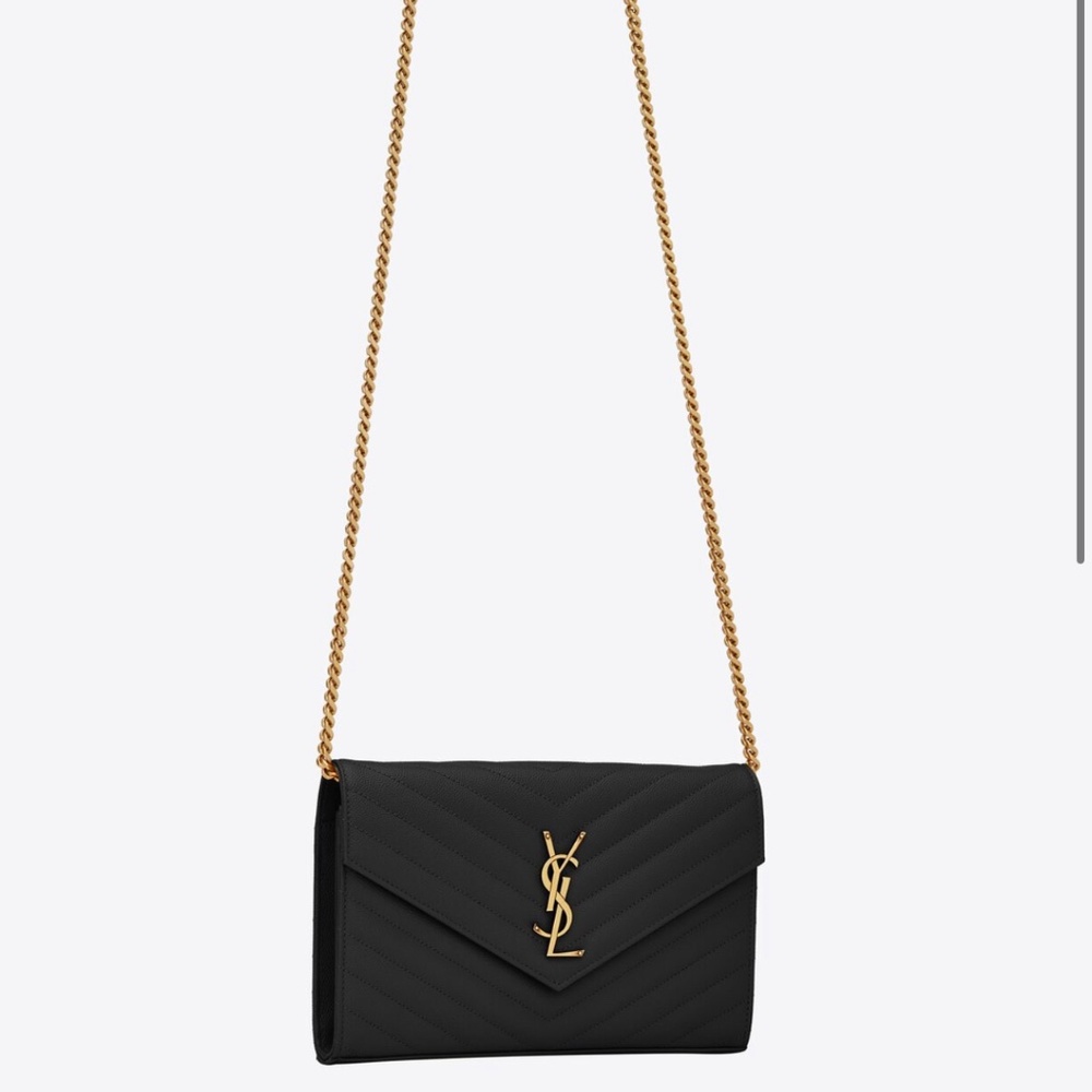 YSL GOLD CHAIN CROSSBODY